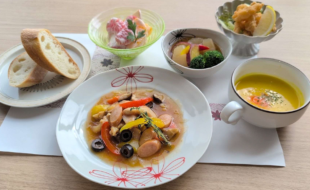 食事の写真